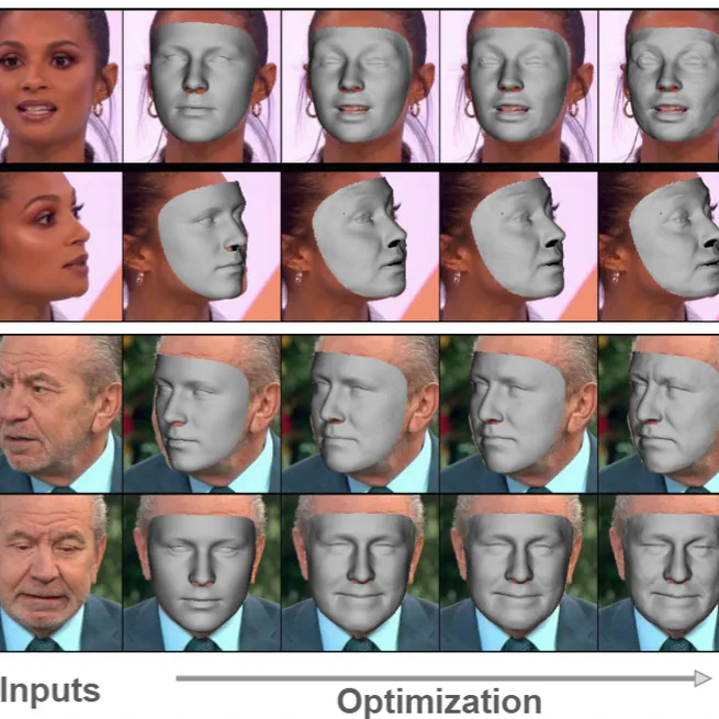 Deep Facial Non-Rigid Multi-View Stereo